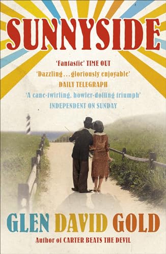 Book cover for “Sunnyside” showing a couple walking down a coastal path.