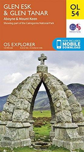 Ordnance Survey map cover featuring a stone archway with a cross.