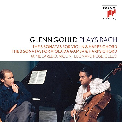 CD cover featuring Glenn Gould with musicians and instruments.