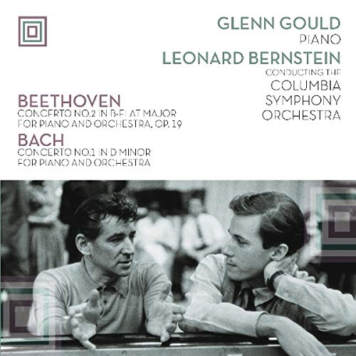 LP cover featuring Glenn Gould and Leonard Bernstein in conversation.
