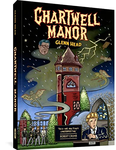 Book cover: "Chartwell Manor" with illustrated castle, dragons, and figures.