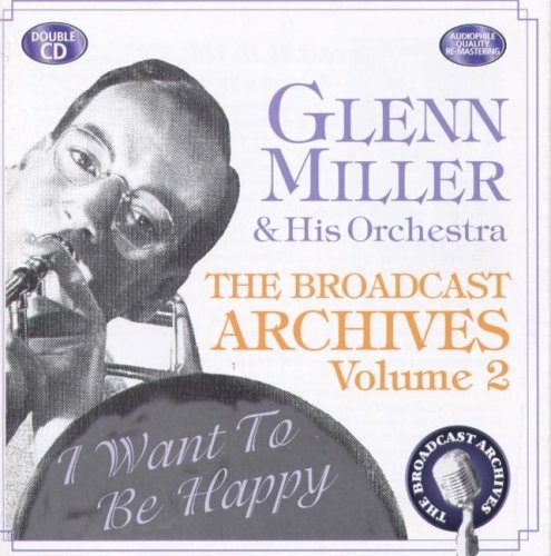 Glenn Miller CD cover featuring a portrait and text details.