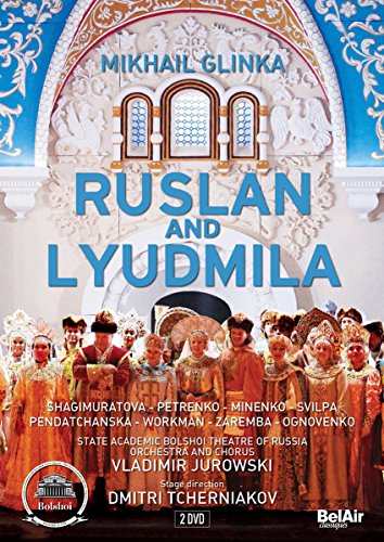 DVD cover for Glinka’s “Ruslan and Lyudmila” opera, featuring performers.