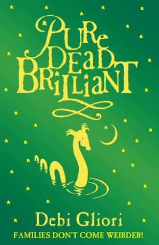 Book cover: green background, yellow text and illustration of a dragon-like creature.