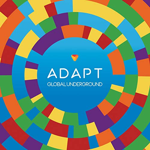 CD cover with colorful concentric squares and the word "ADAPT".