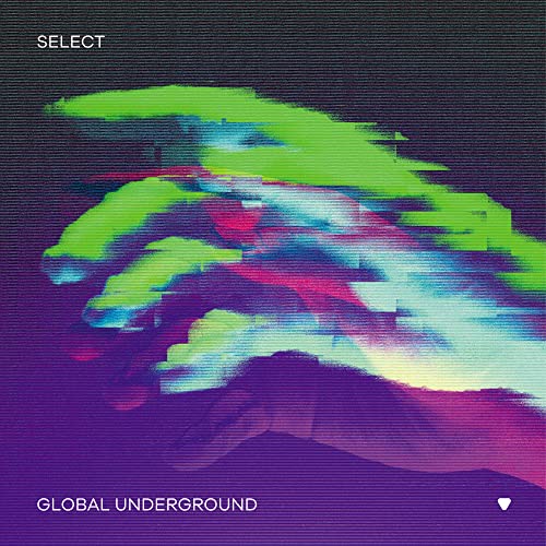CD cover with distorted, colorful abstract imagery and text “Global Underground”.