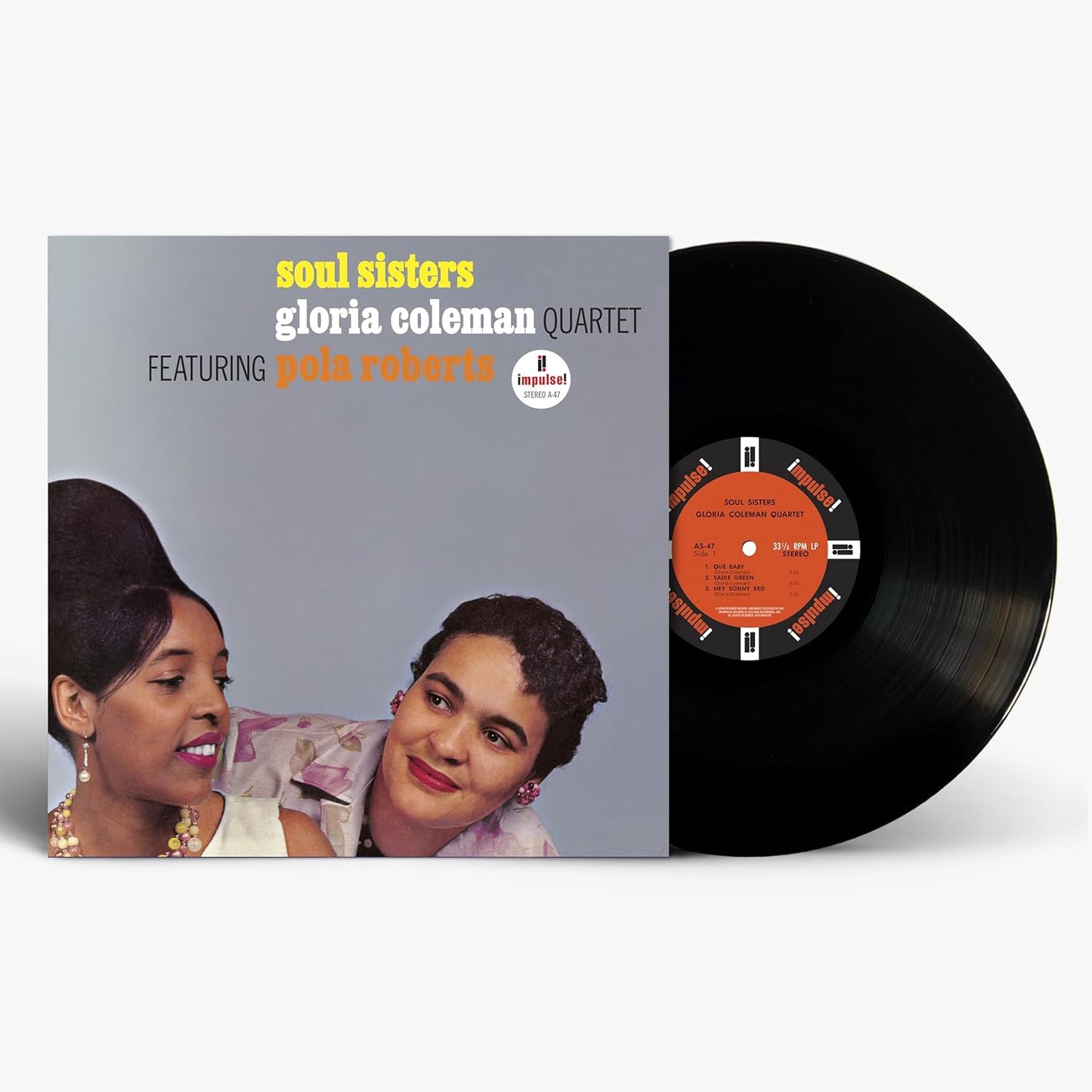 Vinyl record of "Soul Sisters" album with two smiling women pictured.