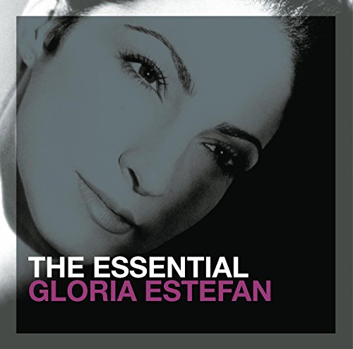 Close-up portrait of Gloria Estefan with album title text overlayed.