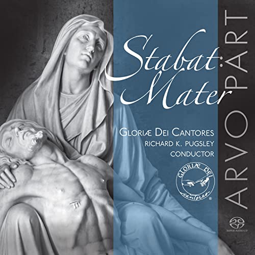 CD cover for Arvo Pärt’s “Stabat Mater” featuring sculpture imagery.