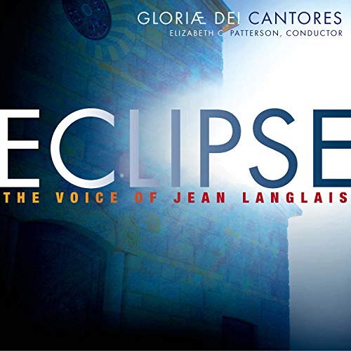 CD cover for “Eclipse: The Voice Of Jean Langlais” with blue stone arch.