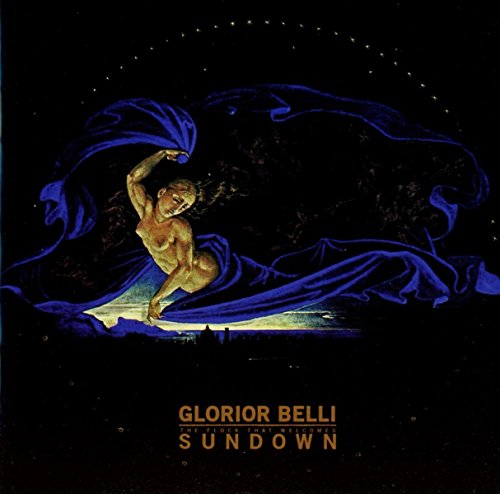 Album cover featuring a nude figure draped in flowing blue fabric against black.