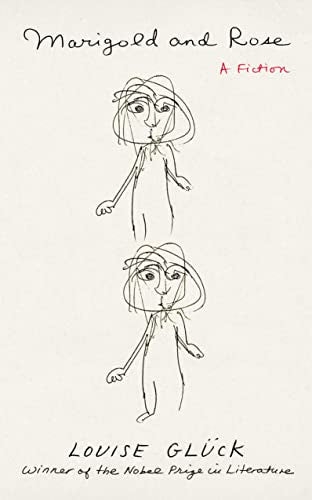 Book cover with line drawings of two figures and text by Louise Glück.