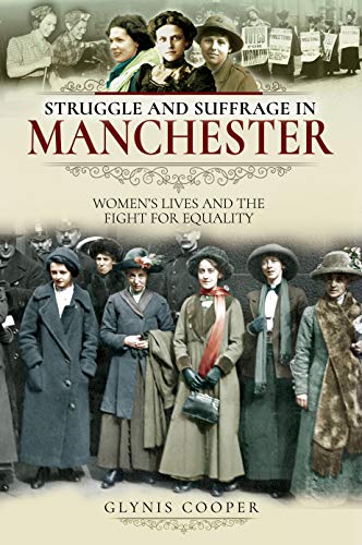 Book cover depicting historical photos of women and text about suffrage.
