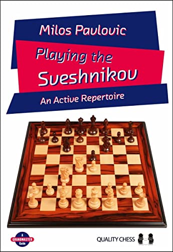 Chess book cover featuring a chessboard and the title "Playing the Sveshnikov".