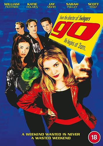 Go" DVD cover featuring a group of young adults in colorful clothing.