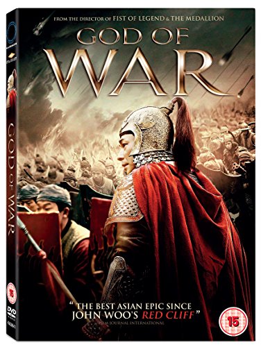 DVD case for "God of War" with a warrior in armor on the cover.