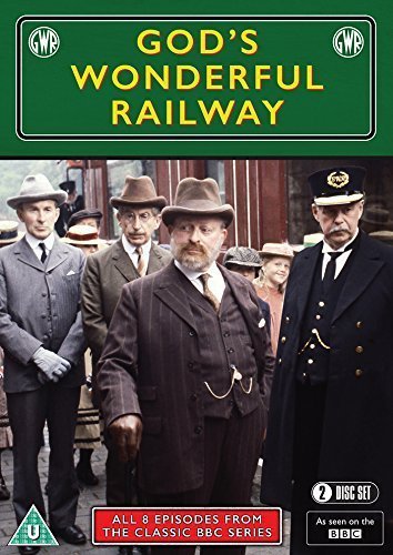 A group of people in vintage railway uniforms and attire on a DVD cover.