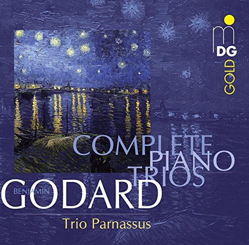 "CD cover featuring a purple-toned 'Starry Night' painting with text overlay."