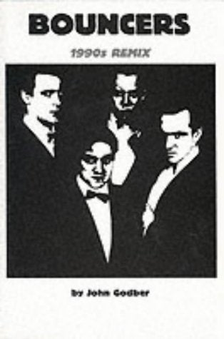 Black and white cover of “Bouncers (1990s Remix)” featuring three men.