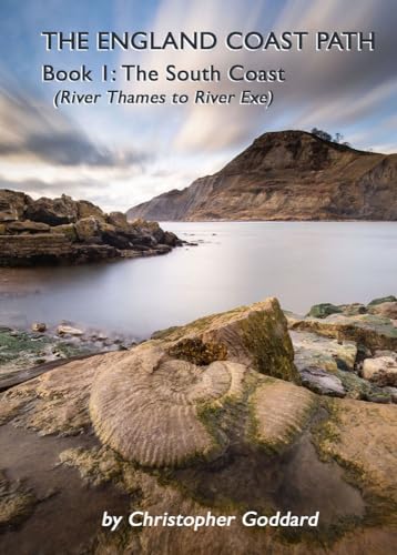 Book cover: coastal landscape with rocks, sea, and distant cliffs.