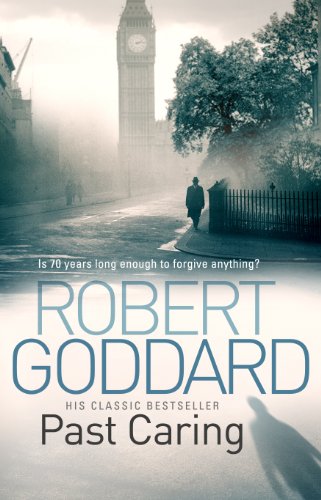 Book cover: foggy London street scene with a lone figure walking.
