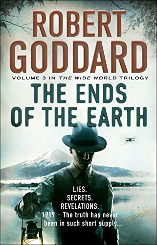 Book cover: “The Ends of the Earth” with a man and Mount Fuji.