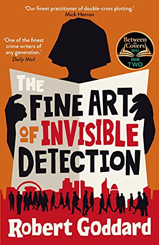 Book cover with bold red and black text, silhouetted figures, and a head.