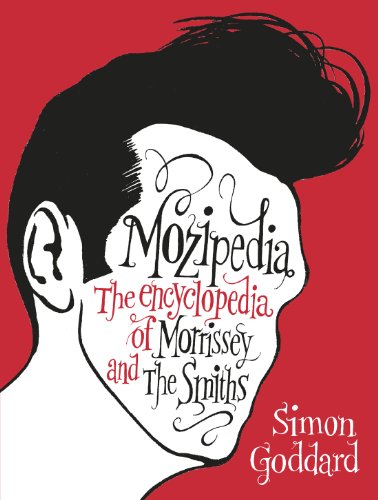 Book cover: black and white portrait of Morrissey with red text.