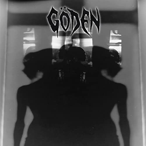 Black and white album cover with silhouettes and the band name "GÖDEN".