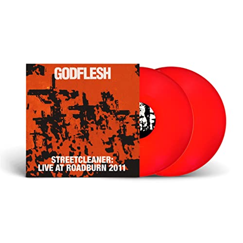 Red vinyl record set of Godflesh’s “Streetcleaner: Live At Roadburn 2011.”