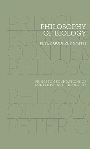 Green book cover with white text: "Philosophy of Biology" by Peter Godfrey-Smith.