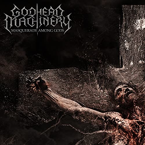 Dark album cover featuring a distressed, sculptural figure and band logo.