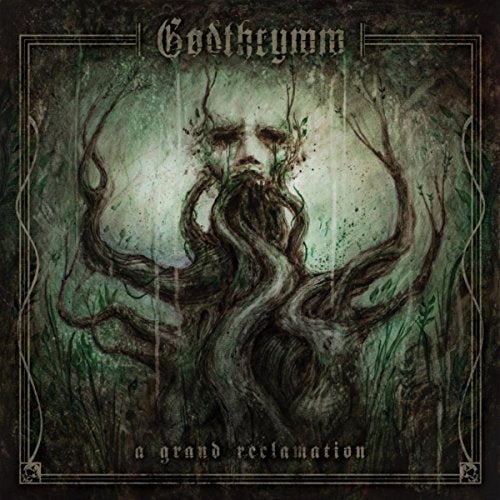 Dark album cover featuring a face formed from twisting branches and vines.