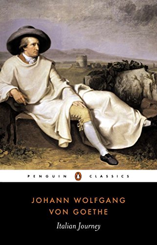 Book cover featuring Goethe in a wide-brimmed hat reclining against a stone relief.