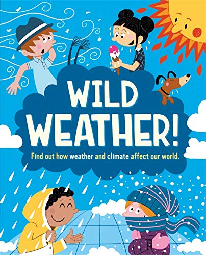 Book cover depicting children experiencing various weather conditions.