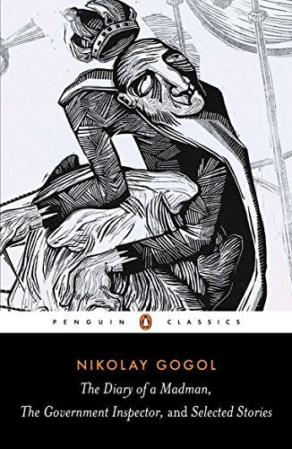 Penguin Classics book cover: black and white illustration of a man’s face.