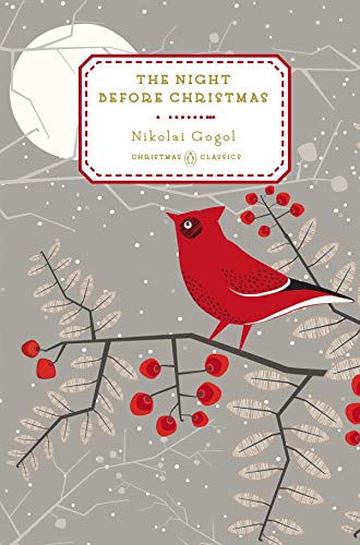 "Book cover featuring a red cardinal on a branch with red berries, gray background."