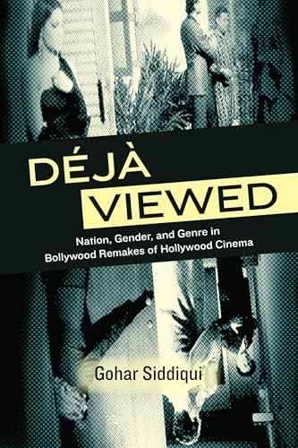 Book cover for “Déjà Viewed” about Bollywood remakes, with film imagery.