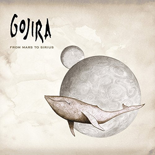 Album cover featuring a patterned whale swimming in front of two moons.
