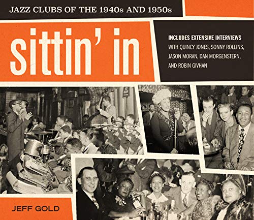 Book cover featuring black and white photos of 1940s-50s jazz musicians.