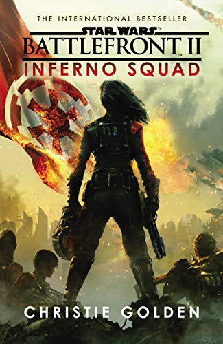 Book cover: "Star Wars: Battlefront II: Inferno Squad" featuring a female soldier.