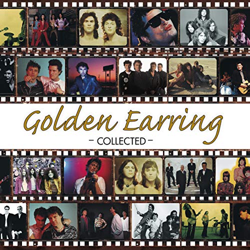 Golden Earring “Collected” CD cover with a collage of band photos.