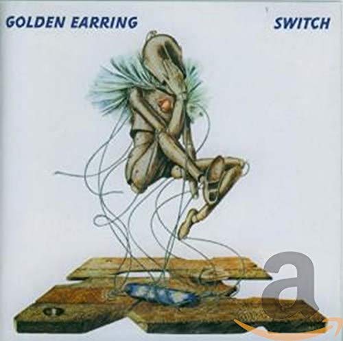 Album cover for Golden Earring’s “Switch” featuring a sculpted figure.