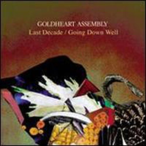 Vinyl record cover with abstract artwork and band name "Goldheart Assembly" in white text.