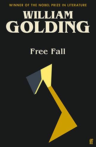 Book cover for "Free Fall" by William Golding, with abstract geometric design.