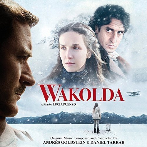 "CD cover for 'Wakolda' soundtrack featuring three people and a snowy landscape."