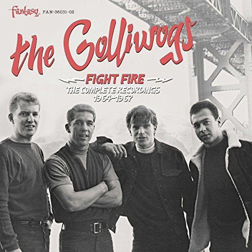 CD cover featuring a band photo and red text: "The Golliwogs - Fight Fire.
