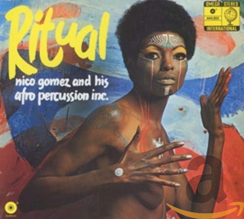 Album cover for “Ritual” by Gomez Nico And His Afro Percus, featuring a woman.