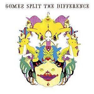 CD cover for Gomez’s “Split The Difference” with colorful, abstract art.