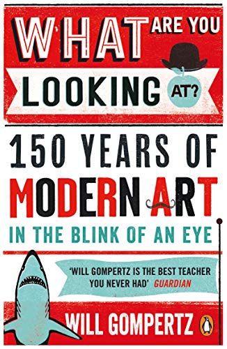 Book cover: red and white text, shark, hat, and author’s name.